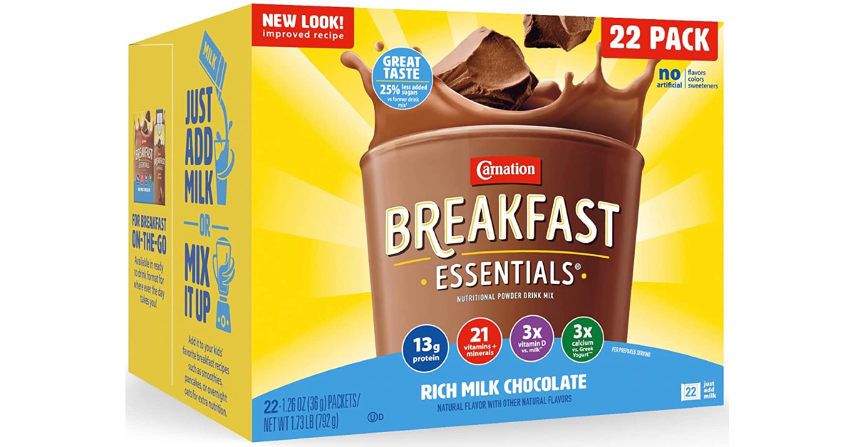 Carnation Coupons & Carnation Breakfast Essentials Deal (New Deal on Amazon!)
