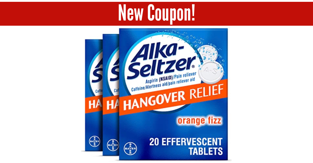 Alka-Seltzer Coupons (& Alka-Seltzer Hangover Relief Deal!)
