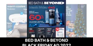 Bed Bath & Beyond Black Friday Ad 2022