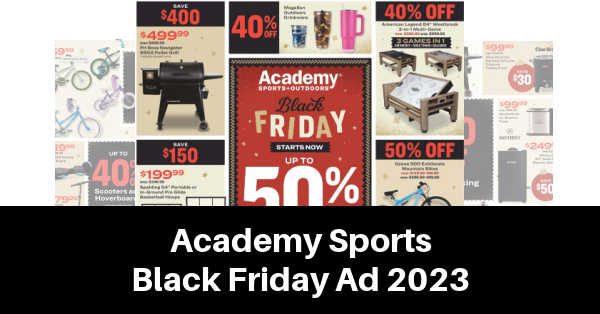 Academy Sports and Outdoors Black Ad 2024