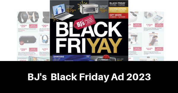 BJ’s Wholesale Black Friday Ad 2024