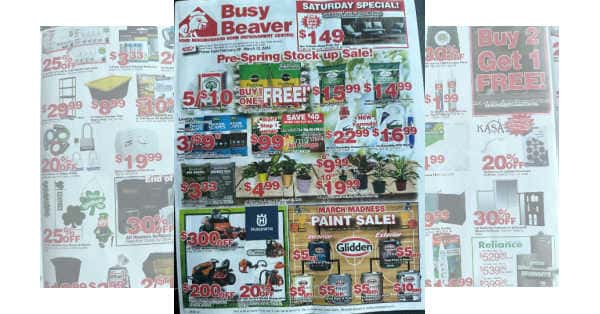 Busy Beaver Weekly Ad (2/28/24 - 3/12/24)