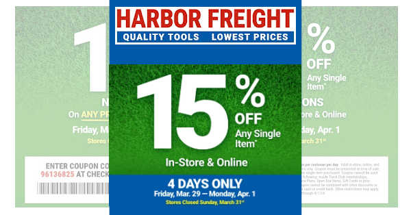 Harbor Freight Ad (3/29/24 – 4/1/24) Weekly Preview!