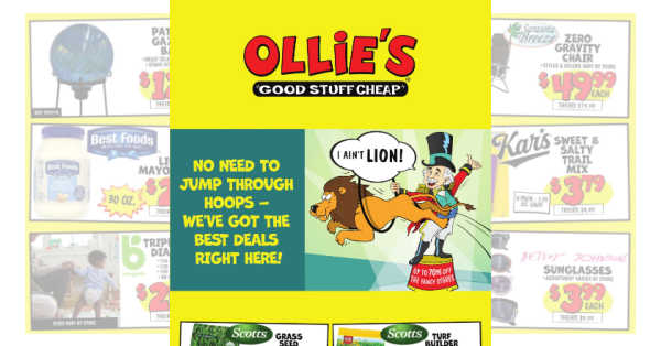 Ollie’s Weekly Ad (3/28/24 - 4/3/24) Early Sales!