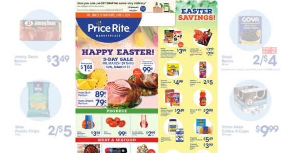 Price Rite Flyer (3/29/24 – 4/4/24) Early Weekly Ad Preview