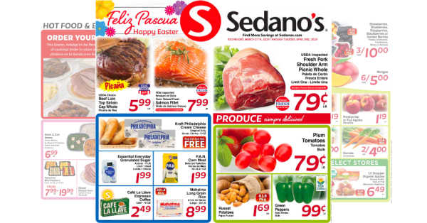 Sedano’s Weekly (3/27/24 – 4/2/24) Ad Preview