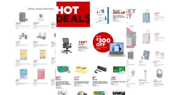 Staples Weekly Ad (3/31/24 – 4/6/24) Preview!