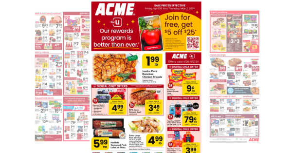 Acme Weekly (4/26/24 – 5/2/24) Early Ad Preview