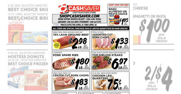 Cash Saver Ad (4/24/24 – 4/30/24) Weekly Ad Preview