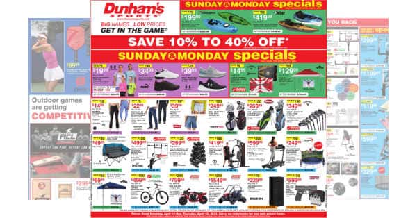 Dunham’s Weekly Ad (4/13/24 – 4/18/24) Preview!