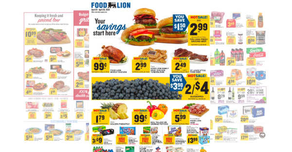 Food Lion Weekly Ad (4/24/24 – 4/30/24) Preview