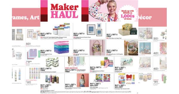 Michaels Weekly Ad (4/21/24 – 4/27/24)