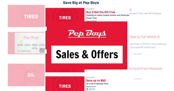 Pep Boys Ad (4/1/24 – 4/30/24) Preview!