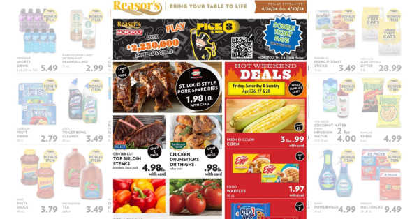 Reasor’s Weekly Ad (4/24/24 – 4/30/24) Preview