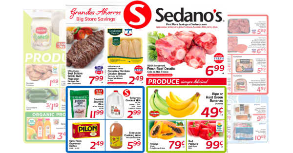 Sedano’s Weekly (4/24/24 – 4/30/24) Ad Preview