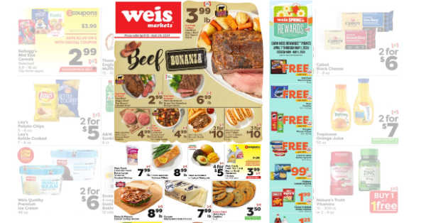 Weis Weekly Ad (4/18/24 – 4/24/24) Markets Circular