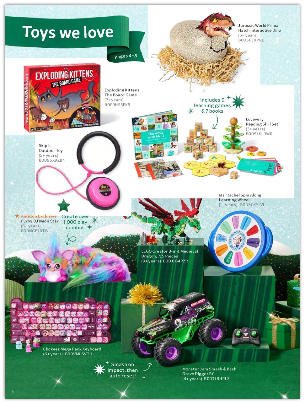 Amazon 2025 Toy Book