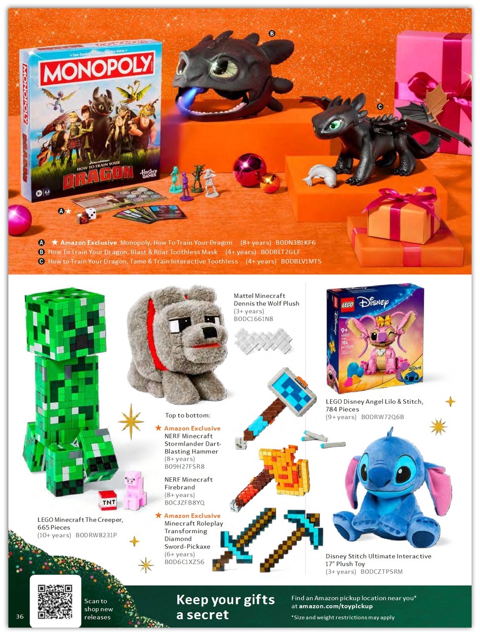 Amazon 2025 Toy Book