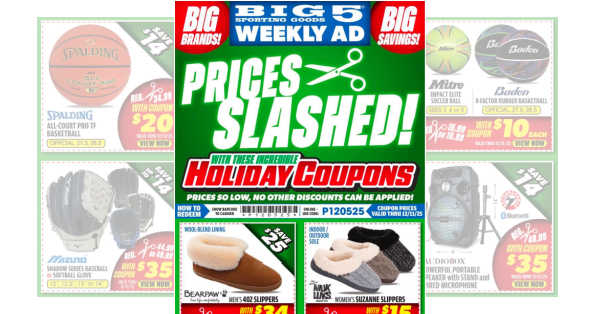 Big 5 Ad (12/5/25 – 12/11/25) Weekly Sales Preview