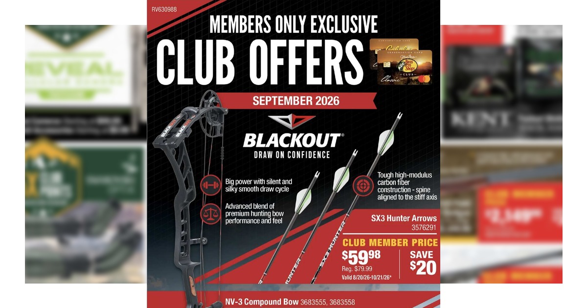 Cabela's Weekly Ad (9/3/26 - 9/30/26)