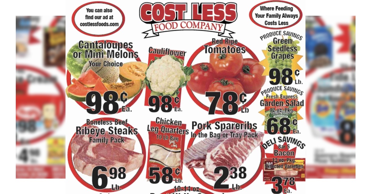 Cost Less Food Ad (8/26/26 – 9/1/26) Weekly Ad Preview