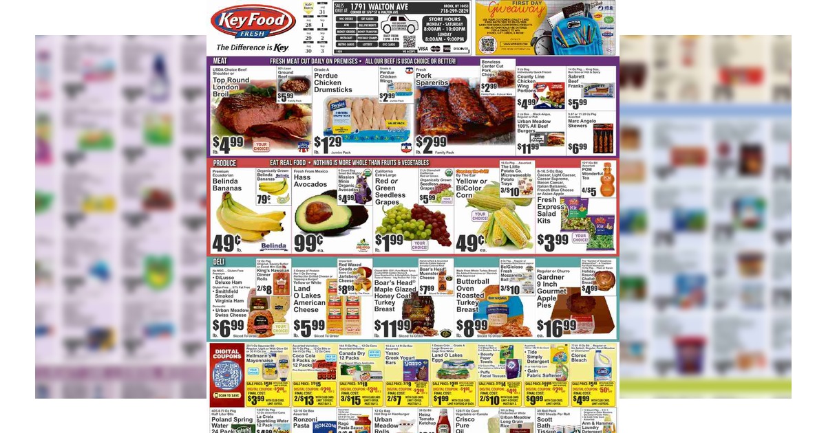 Key Food Weekly Circular (8/28/26 - 9/3/26) Ad Preview
