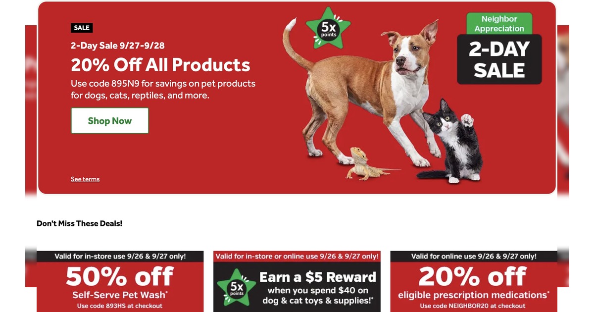 Pet Supplies Plus Ad (9/26/26 - 9/28/26) Preview!
