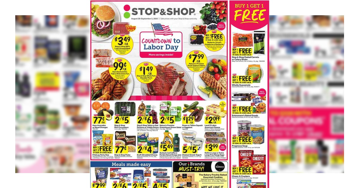 Stop and Shop Circular (8/28/26 - 9/3/26) Weekly Flyer Preview