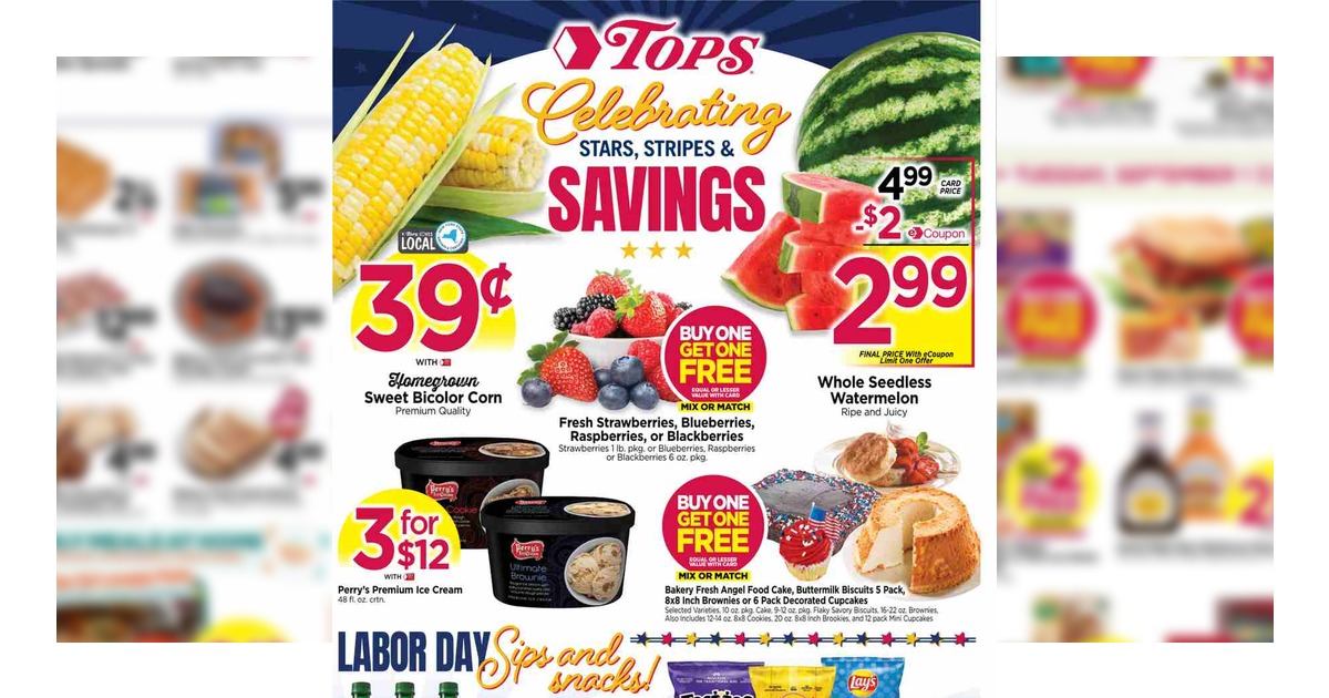 Tops Weekly (8/30/26 - 9/5/26) Ad Preview!