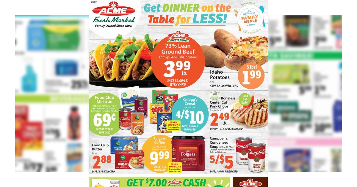 Acme Fresh Market Weekly Ad (9/24/26 – 9/30/26) Preview