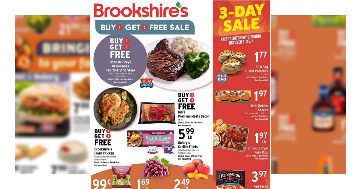 Brookshire's Ad (9/30/26 – 10/6/26) Weekly Ad Preview