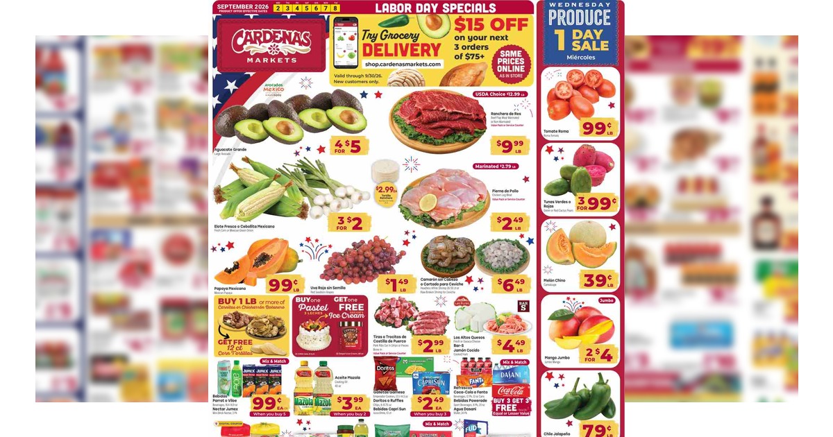Cardenas Weekly Ad (9/2/26 – 9/8/26) Early Preview
