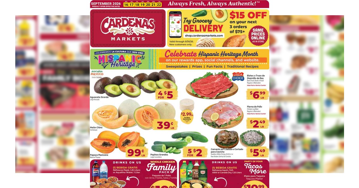 Cardenas Weekly Ad (9/23/26 – 9/29/26) Early Preview