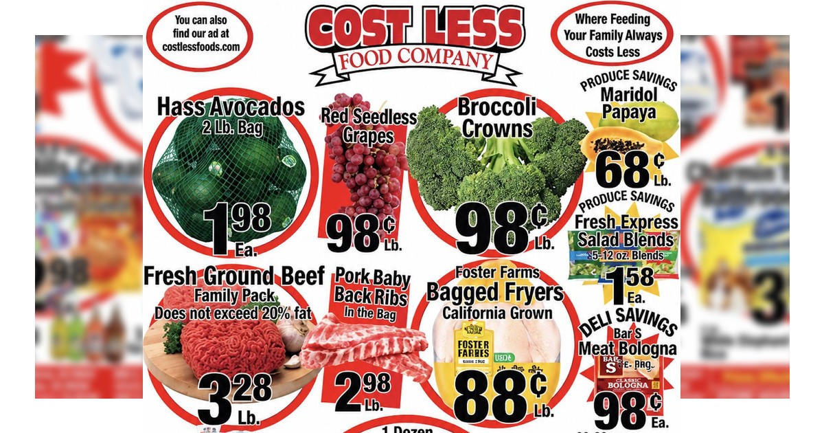 Cost Less Weekly Ad (9/9/26 – 9/15/26) Preview