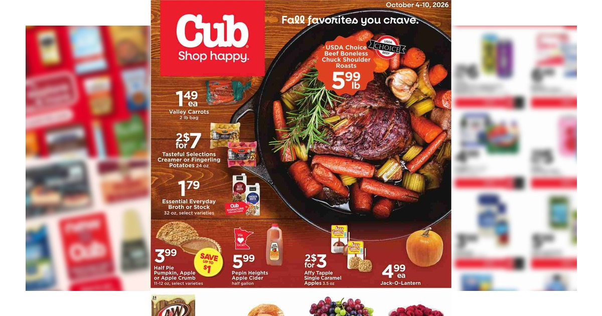 Cub Foods Weekly (10/4/26 - 10/10/26) Ad Preview!