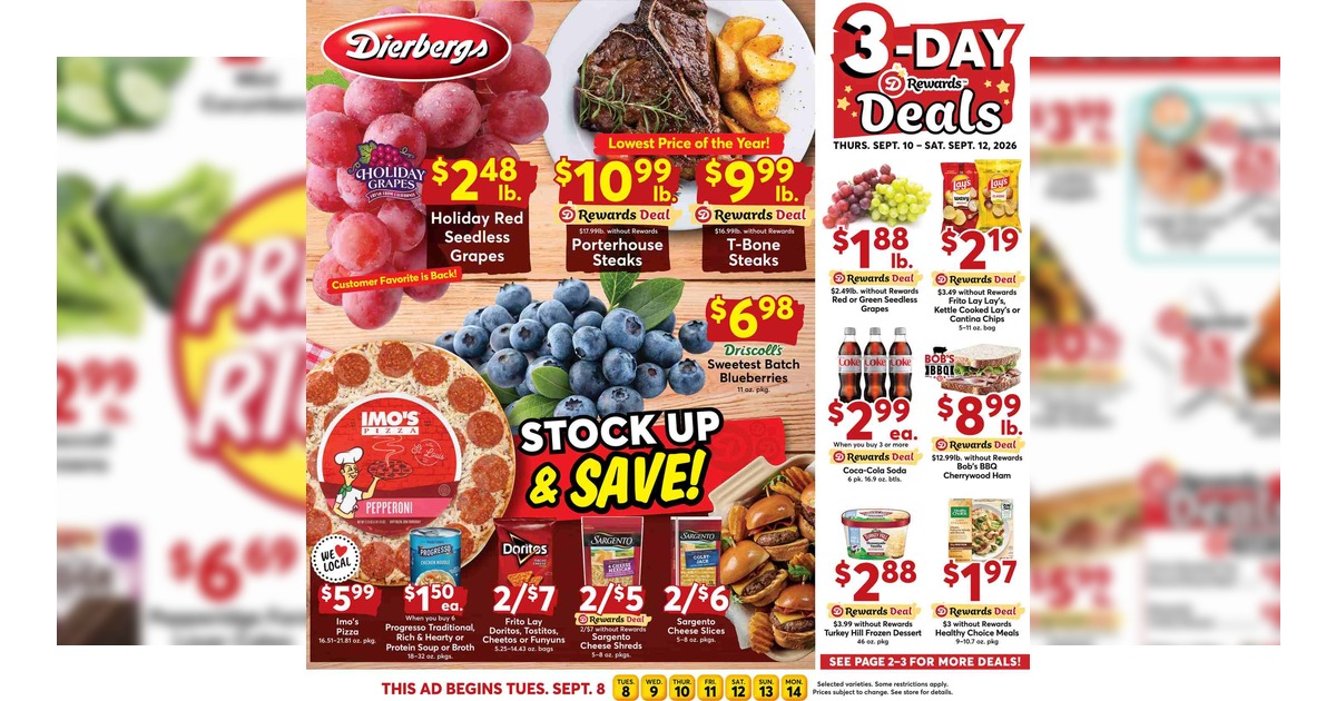 Dierbergs Weekly Ad (9/8/26 - 9/14/26) Early Preview