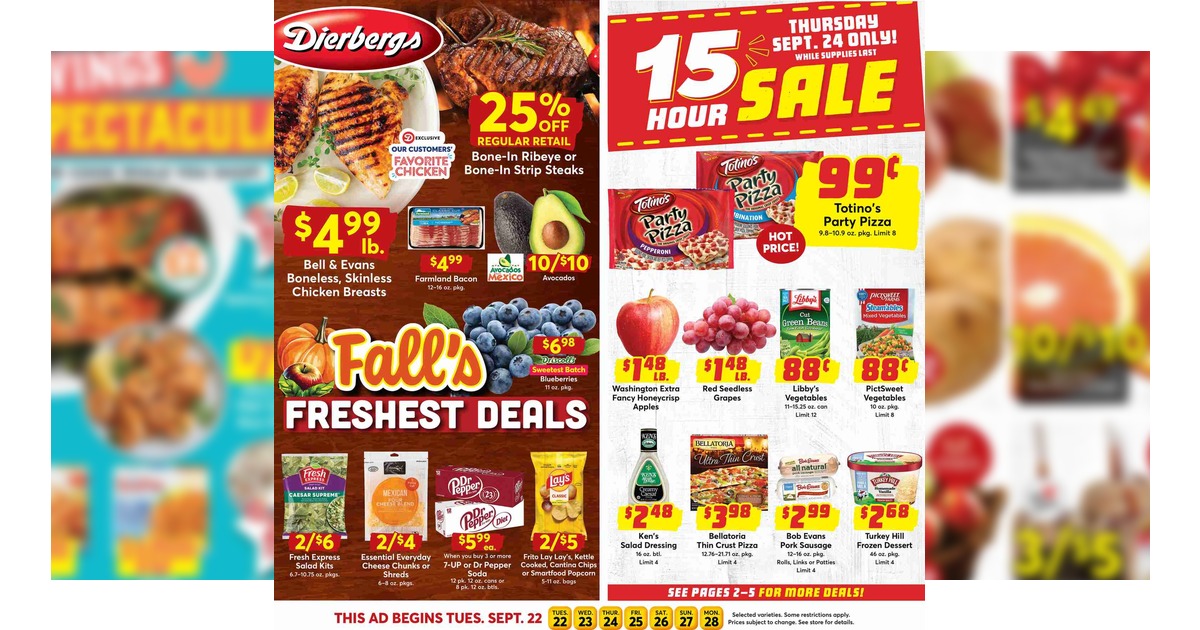 Dierbergs Weekly Ad (9/22/26 - 9/28/26) Early Preview