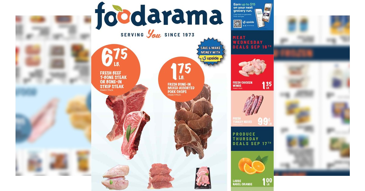 Foodarama Weekly Ad (9/23/26 – 9/29/26) Early Preview