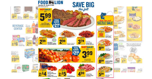 Food Lion Weekly Ad (9/30/26 – 10/6/26)