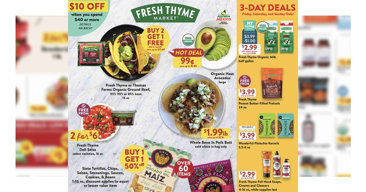 Fresh Thyme Weekly Ad (9/23/26 – 9/29/26) Early Preview