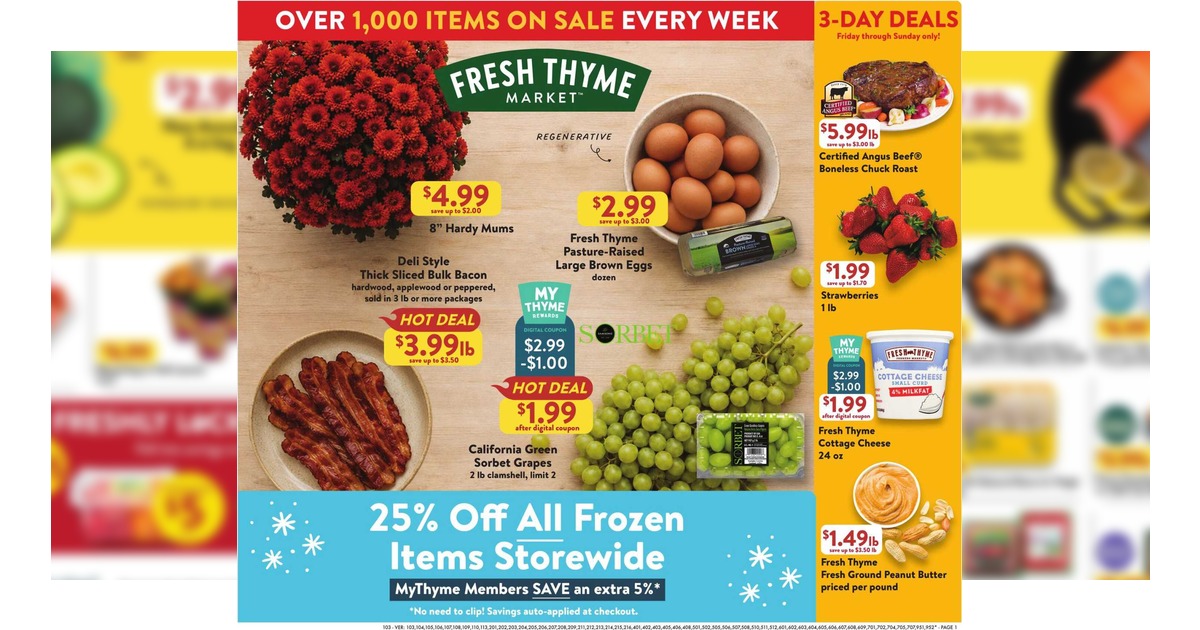 Fresh Thyme Weekly Ad (9/23/26 – 9/29/26) Early Preview