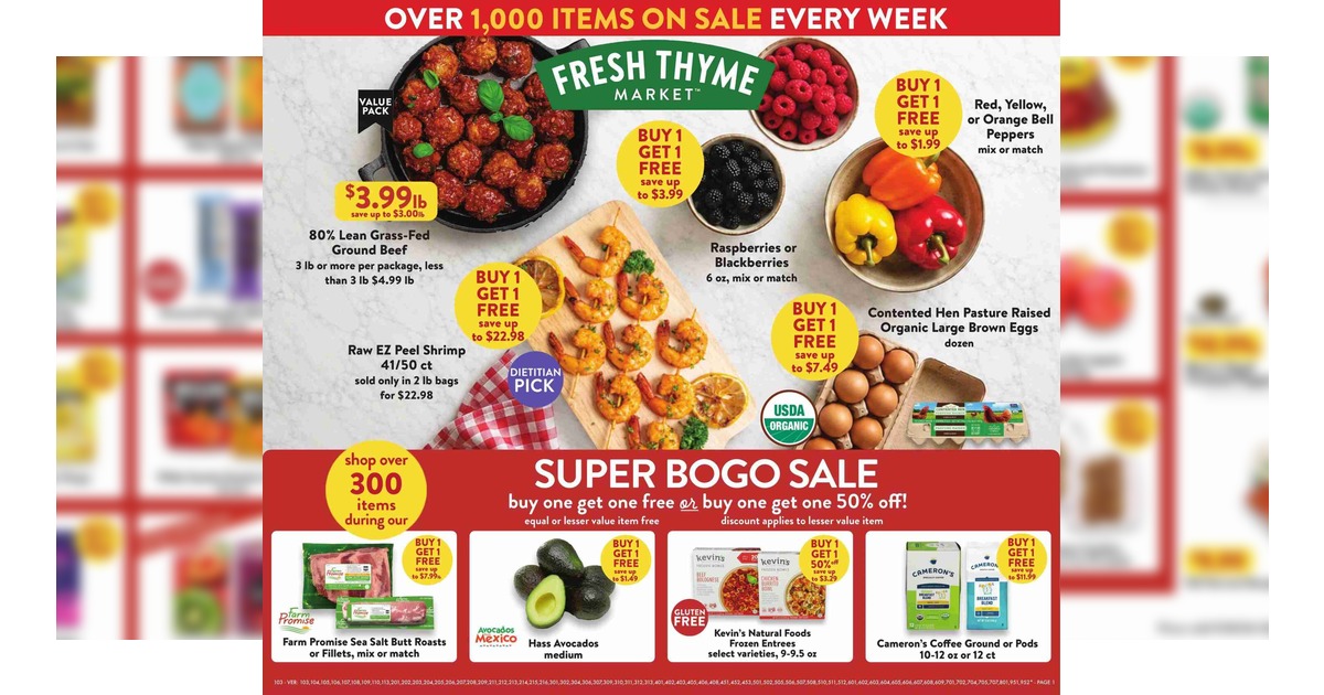 Fresh Thyme Weekly Ad (9/30/26 – 10/6/26) Early Preview