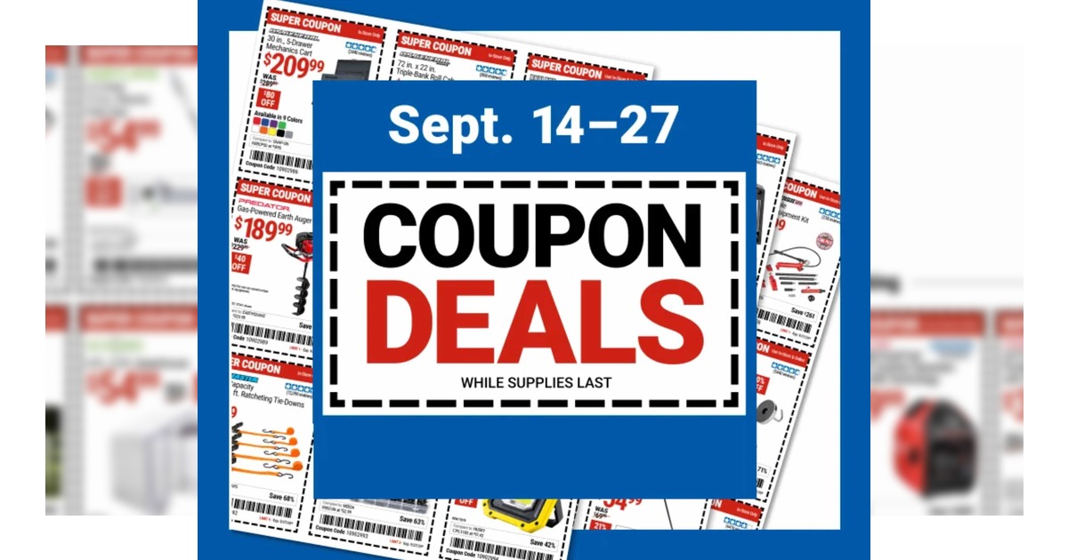 Harbor Freight Weekly Flyer (9/14/26 – 9/27/26) Sales Preview!