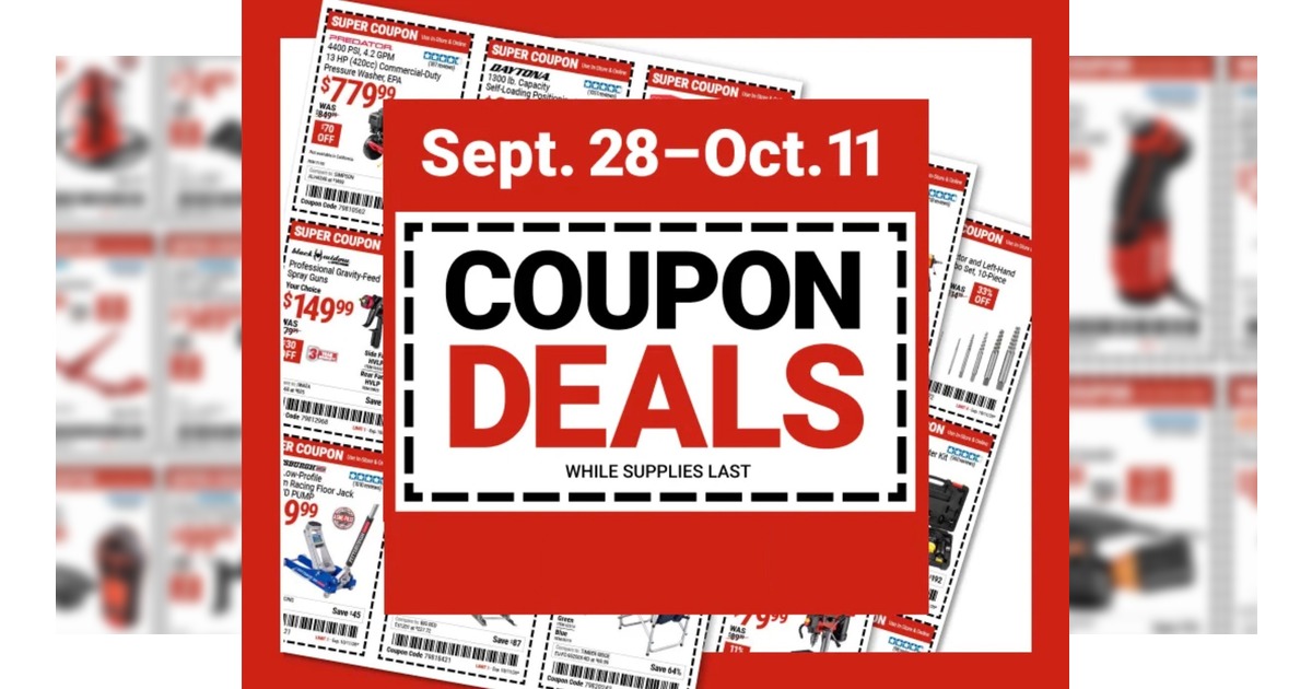 Harbor Freight Weekly Flyer (9/28/26 – 10/11/26) Sales Preview!
