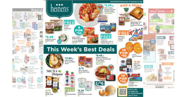 Heinen's Weekly (9/16/26 – 9/22/26)