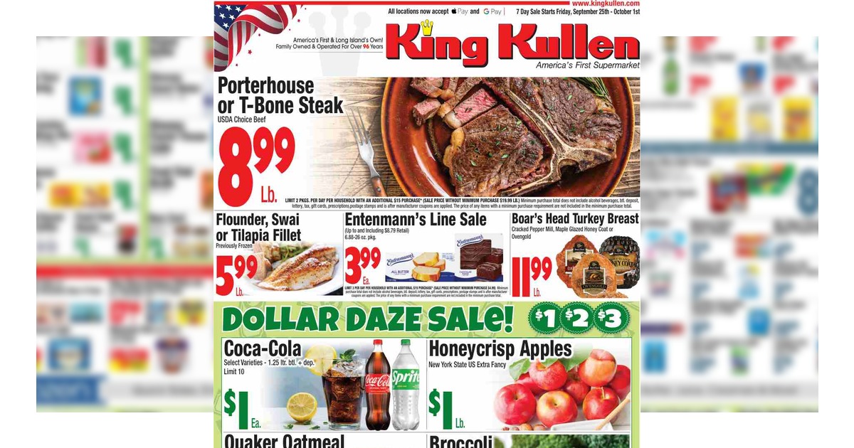 King Kullen Weekly Circular (9/25/26– 10/1/26) Ad Preview