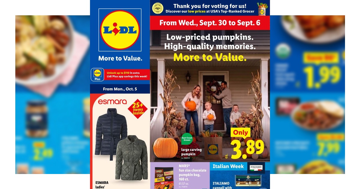 Lidl Weekly Ad Preview (9/30/26 – 10/6/26)!