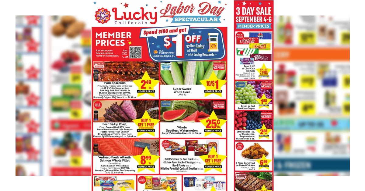 Lucky Supermarkets Weekly Ad (9/2/26 – 9/8/26) Preview