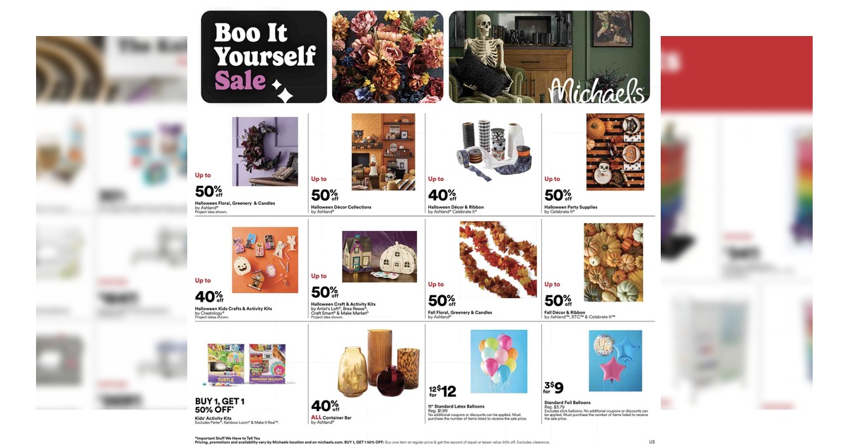Michaels Weekly Ad (9/20/26 - 9/26/26) Preview!