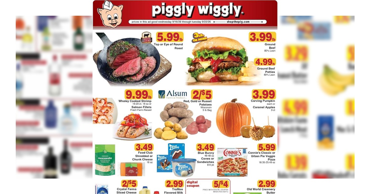 Piggly Wiggly Weekly (9/23/26 – 9/29/26) Ad Preview